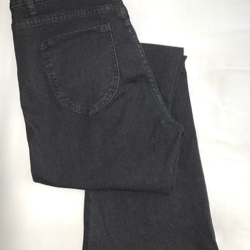 Nasty Gal NWOT High waisted, black flair jeans